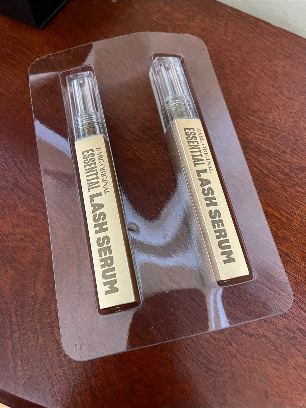 Babe original essential lash serum 2 pack 6 month supply No Box